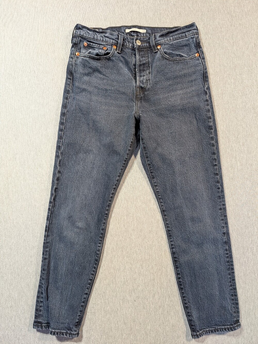 Levi's Wedgie Icon Fit Jeans Women's 29 Dark Wash Blue Ankle
